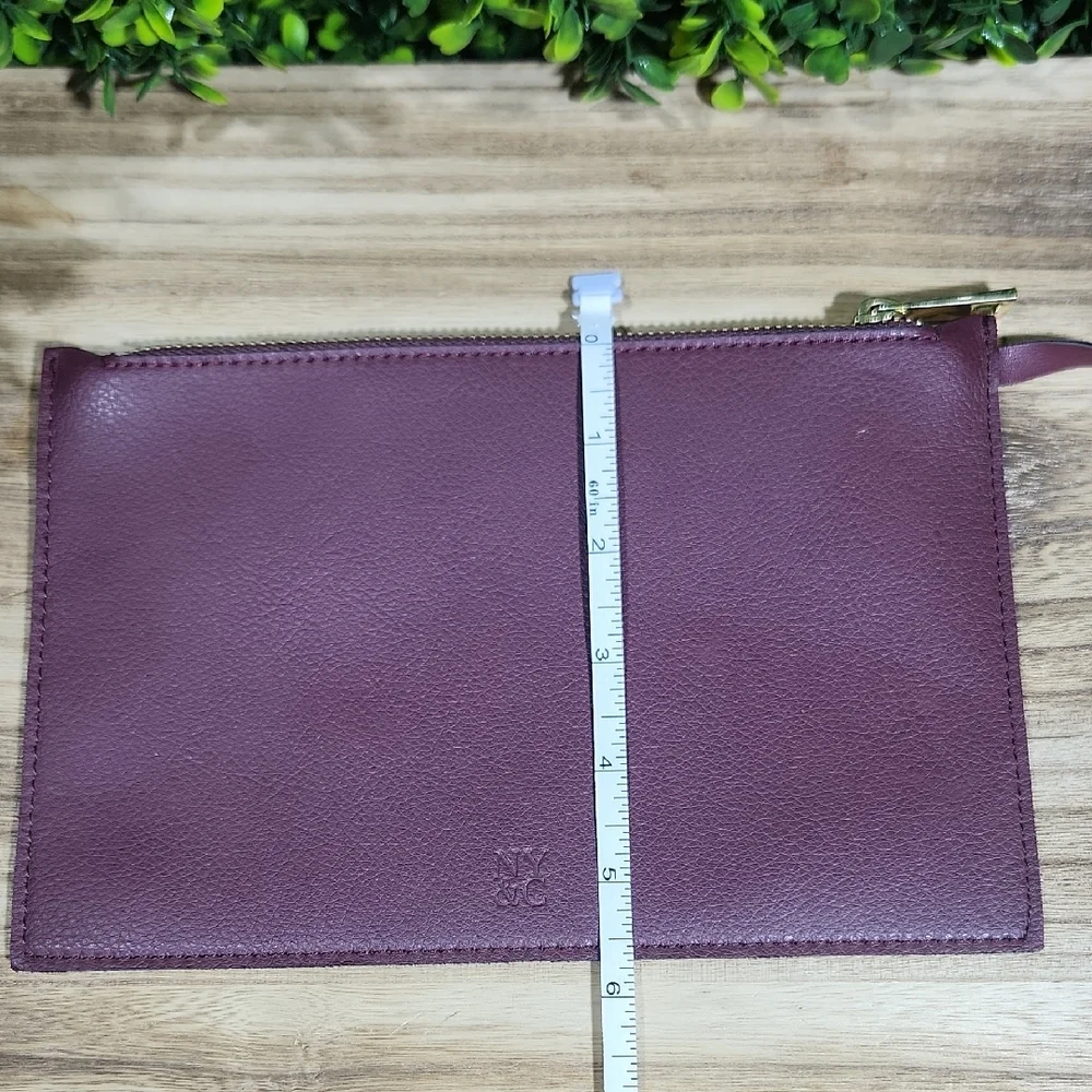 New York & Company Purple Leather Wristlet XL - Picture 11 of 14